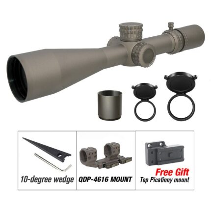 Evolution Gear ATACR 5-25X56 MM F1 FFP Riflescope FDE color with scope mount in stock