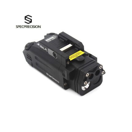 DBAL-PL IR Laser/IR Light/Strobe & LED Aluminum Flashlight with Red Laser Black