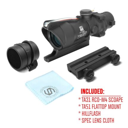 cgtacticals NEW RCO 4x32 TA31 M4 Red Chevron Reticle Riflescope Perfect Replica