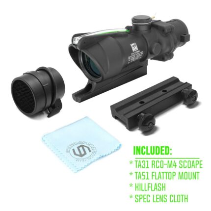 cgtacticals New 4x32 TA31 M4 Green Chevron Reticle Riflescope