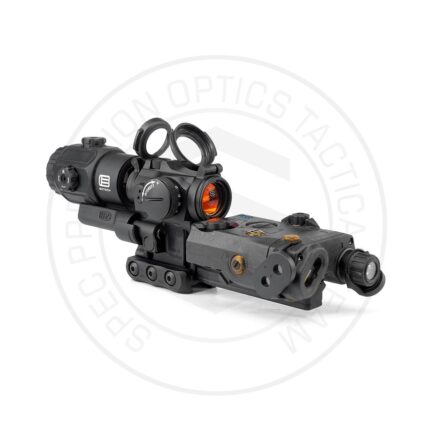 cgtacticals T2rds & LA5-C IR Laser Sight & G43 3X Magnifier & RDF Mount Black Combo