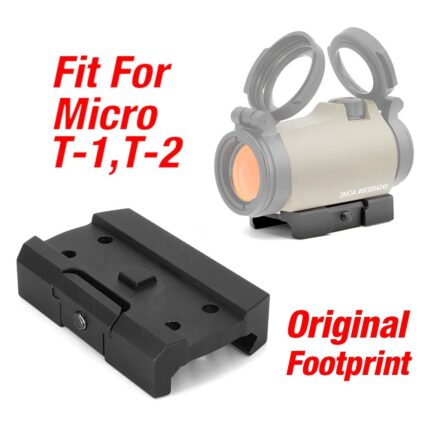 cgtacticals Tactical Standard LOW Picatinny Rail Mount w/Original Footprint For Red Dot Sight